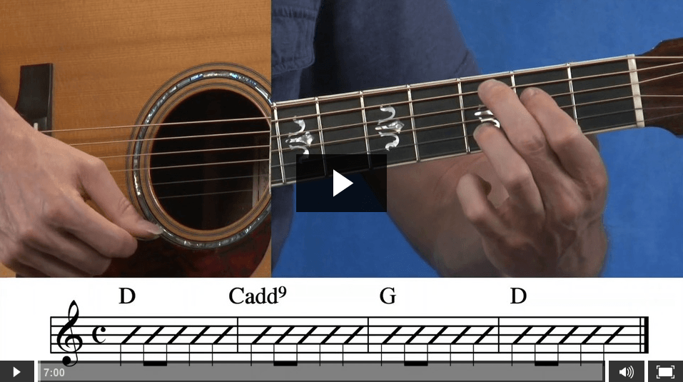 D Cadd9 G Chord Progression is a free video lesson by Peter Vogl that will ...