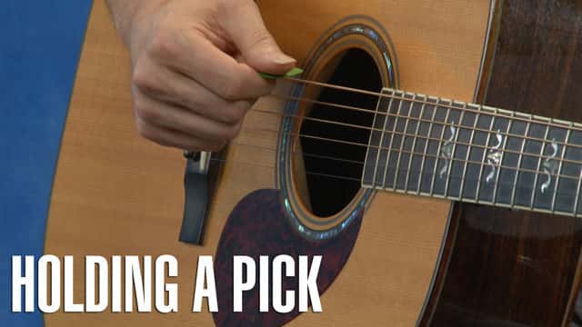 How to Hold a Guitar Pick Lesson